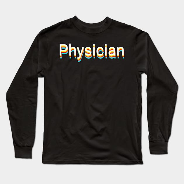 Retro physician Long Sleeve T-Shirt by Spaceboyishere